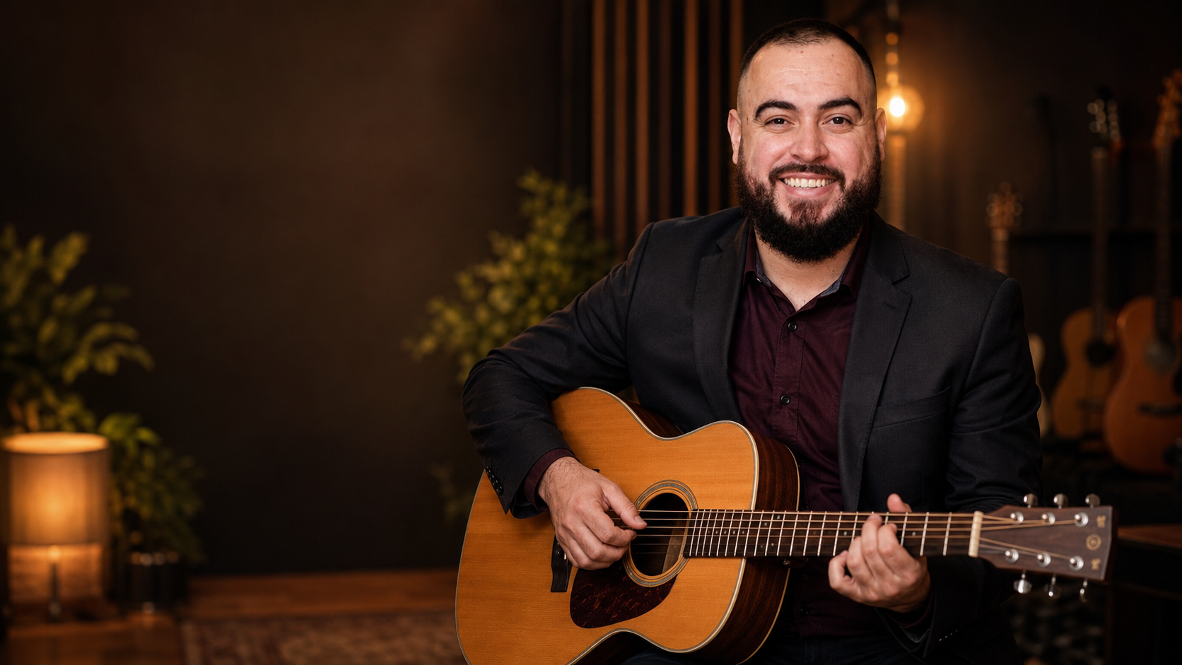 Ittalo Basilio com violão